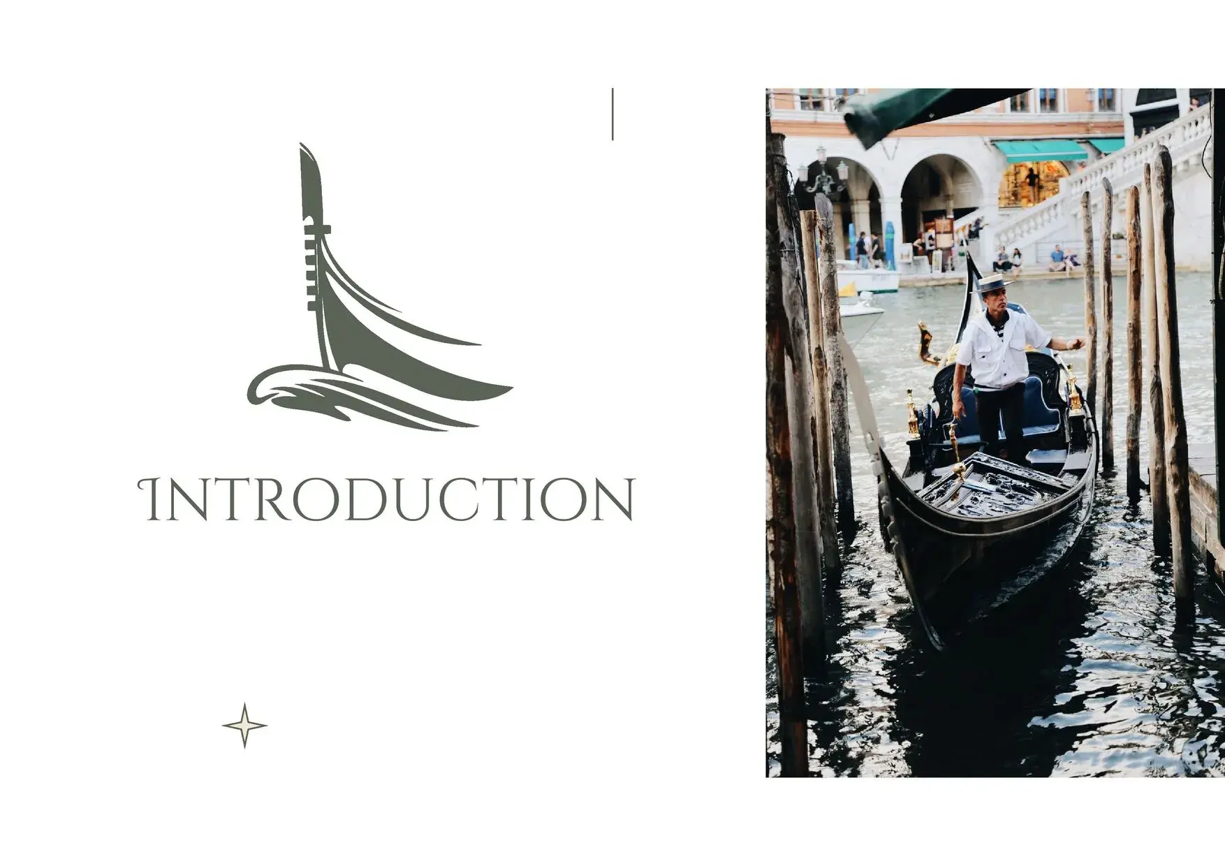 Plantilla PowerPoint de Góndolas de Venecia