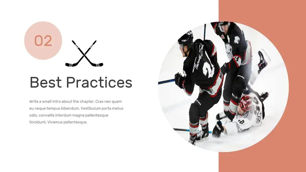 Plantilla PowerPoint de Hockey
