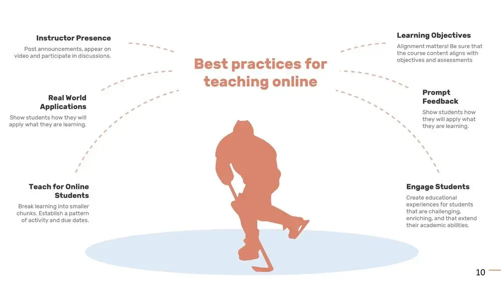 Plantilla PowerPoint de Hockey