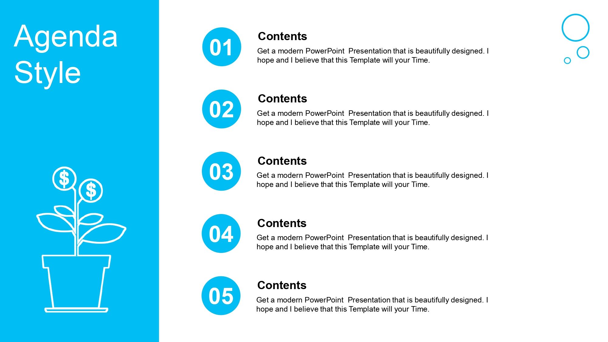 Plantilla PowerPoint de Inversiones