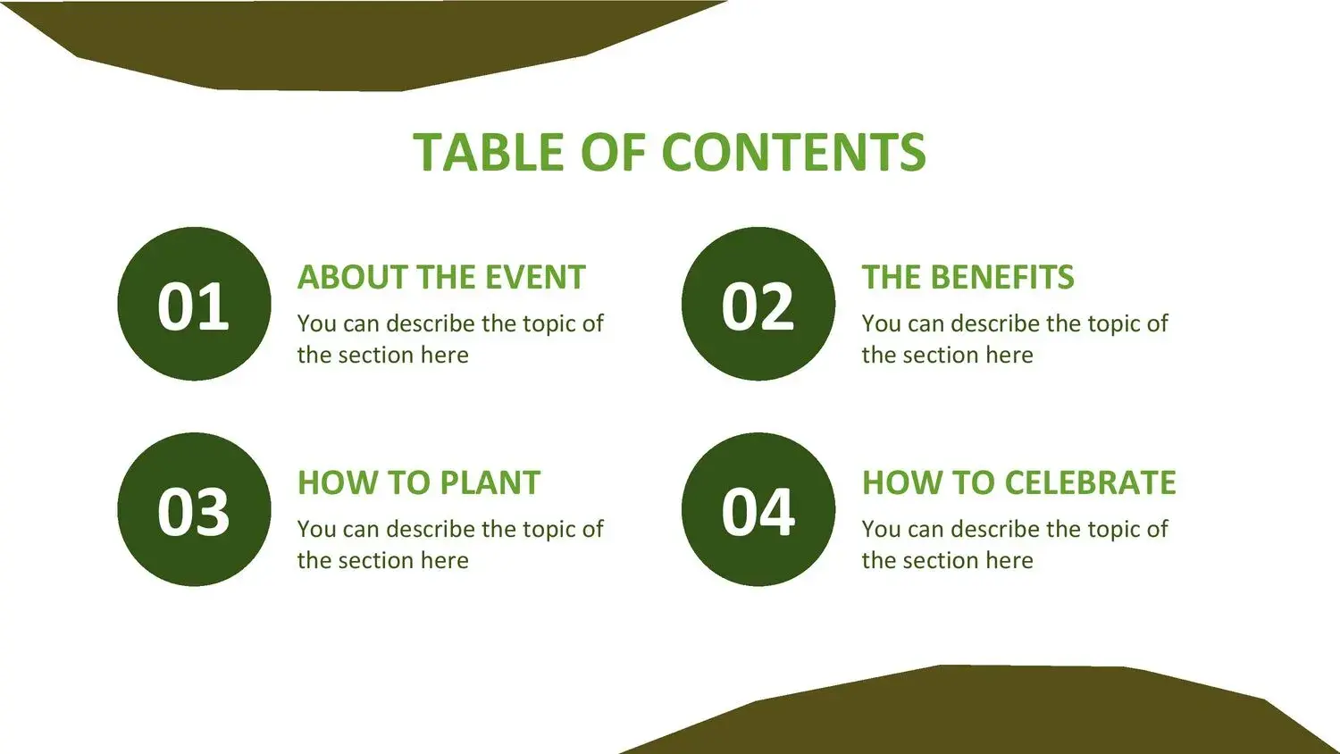 Plantilla PowerPoint de Maceta
