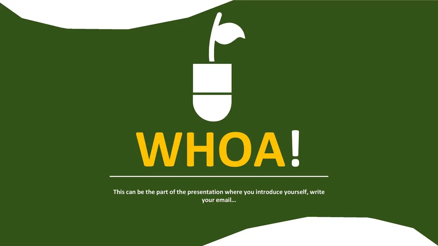 Plantilla PowerPoint de Maceta