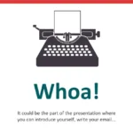 Plantilla PowerPoint de Máquina de Escribir