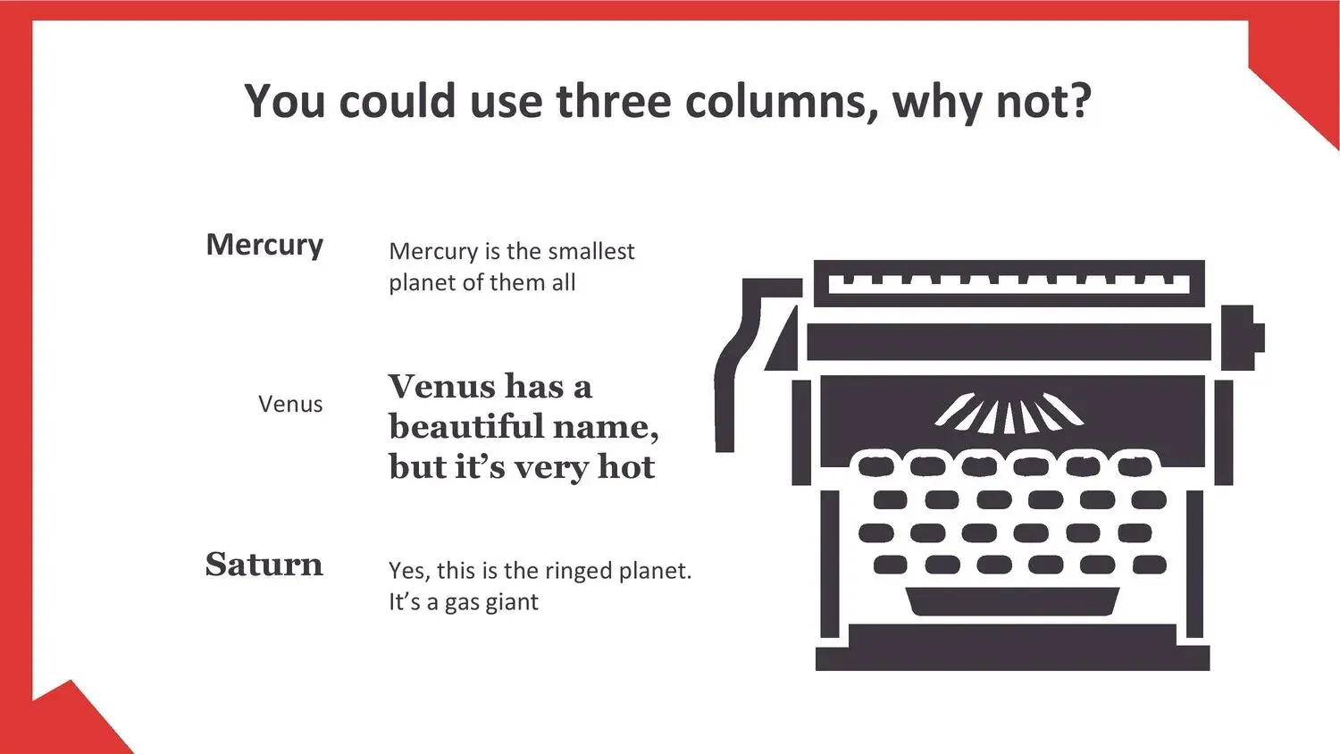 Plantilla PowerPoint de Máquina de Escribir