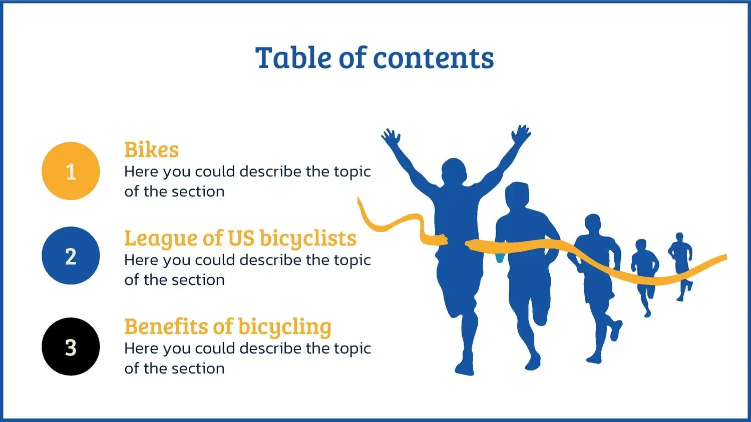 Plantilla PowerPoint de Maratón