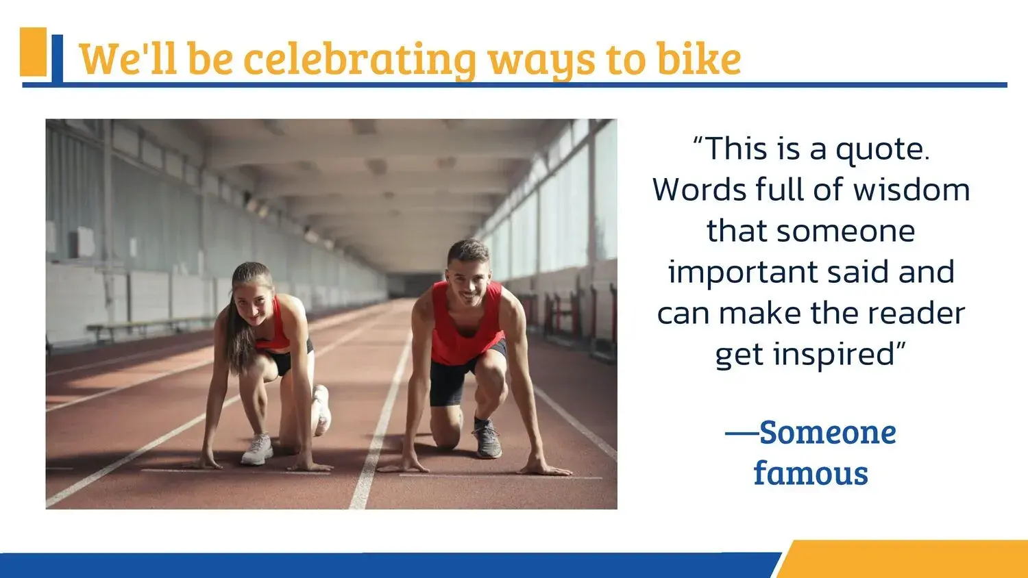Plantilla PowerPoint de Maratón