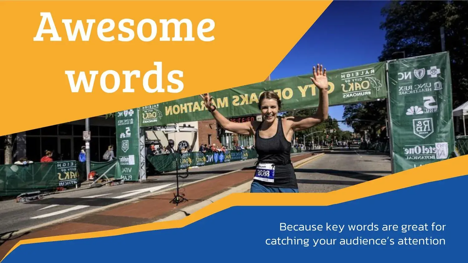 Plantilla PowerPoint de Maratón