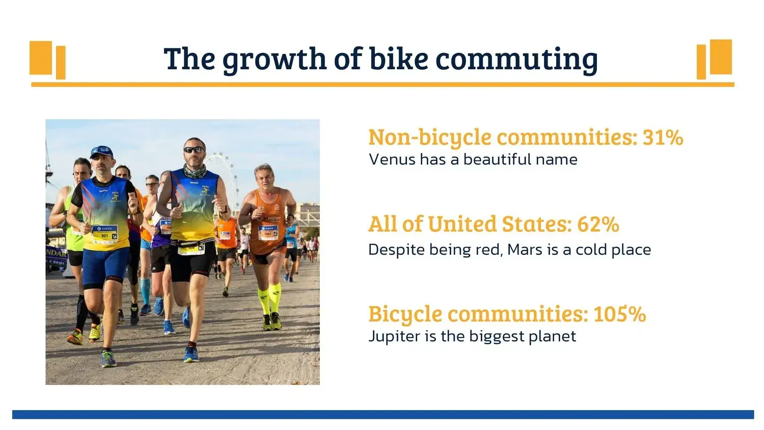 Plantilla PowerPoint de Maratón