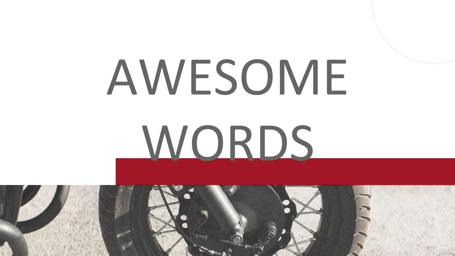 Plantilla PowerPoint de Motociclismo