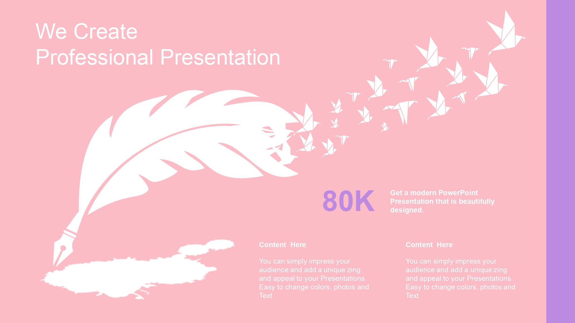 Plantilla PowerPoint de Mujer Moderna