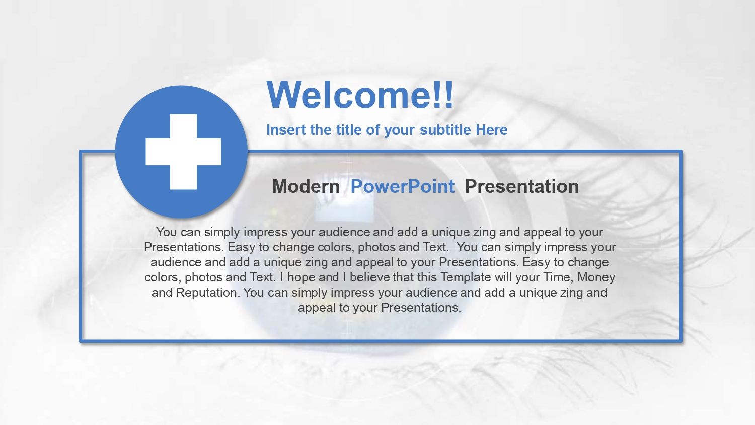 Plantilla PowerPoint de Oftalmología