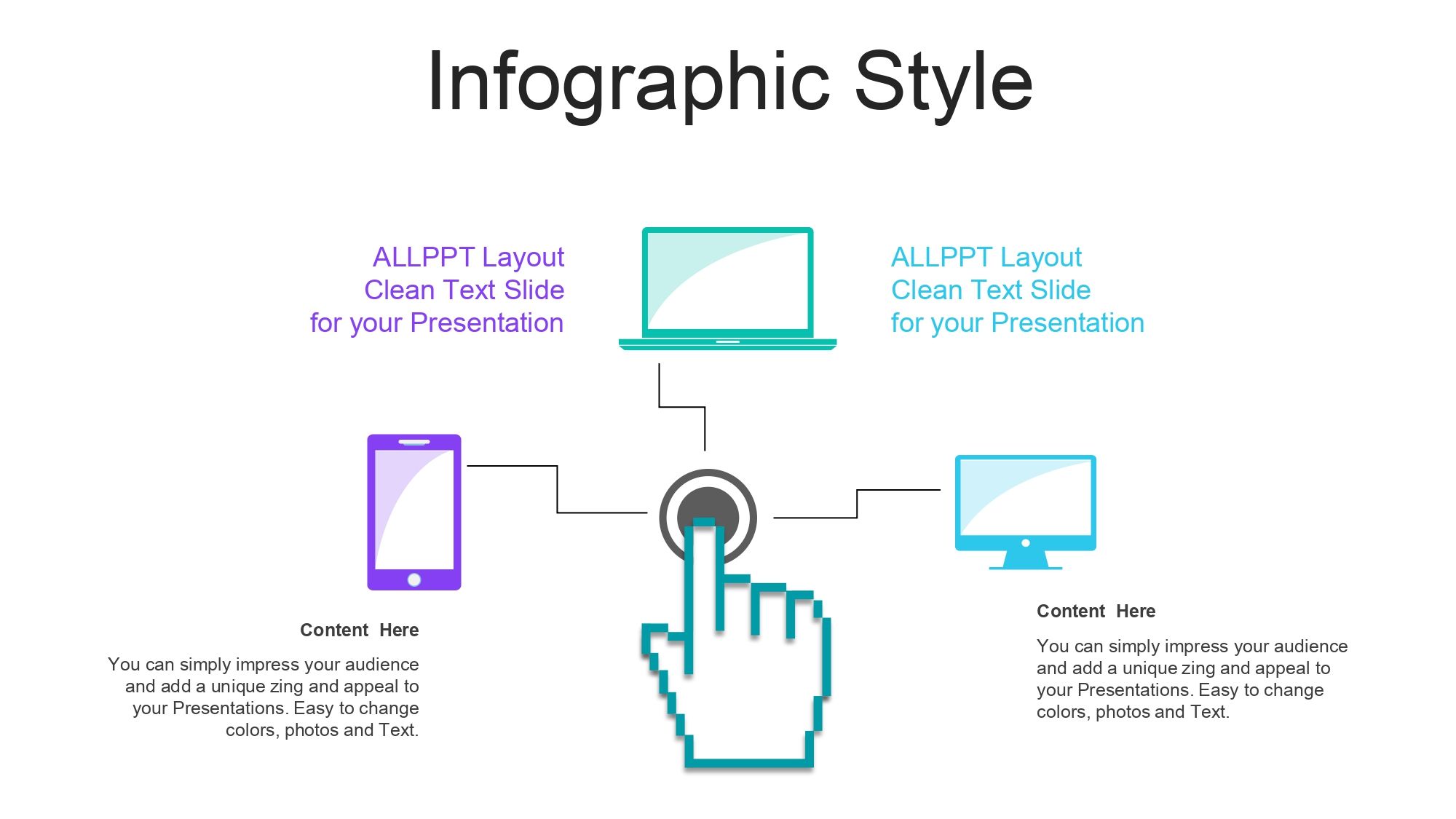 Plantilla PowerPoint de Pago sin Contacto