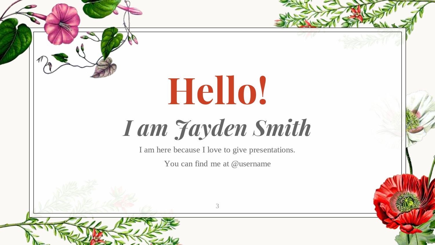 Plantilla PowerPoint de Plantas