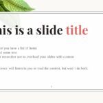 Plantilla PowerPoint de Plantas