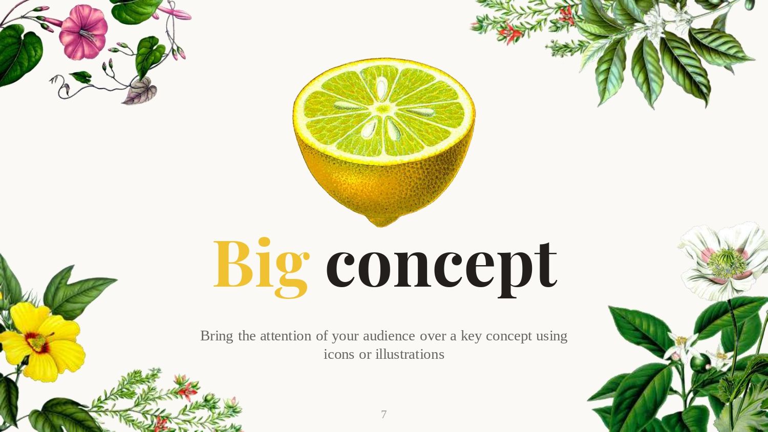 Plantilla PowerPoint de Plantas