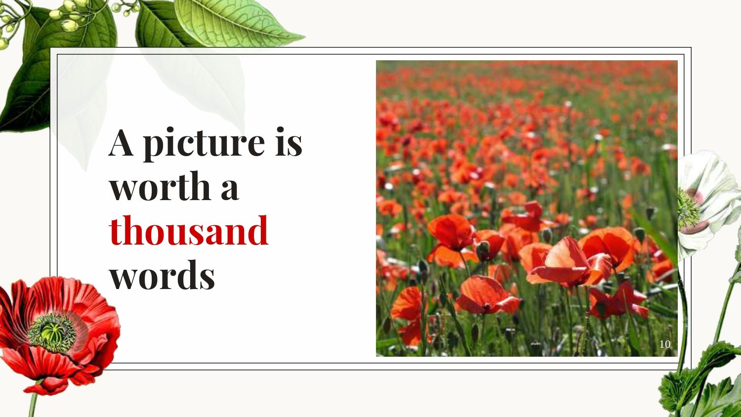 Plantilla PowerPoint de Plantas