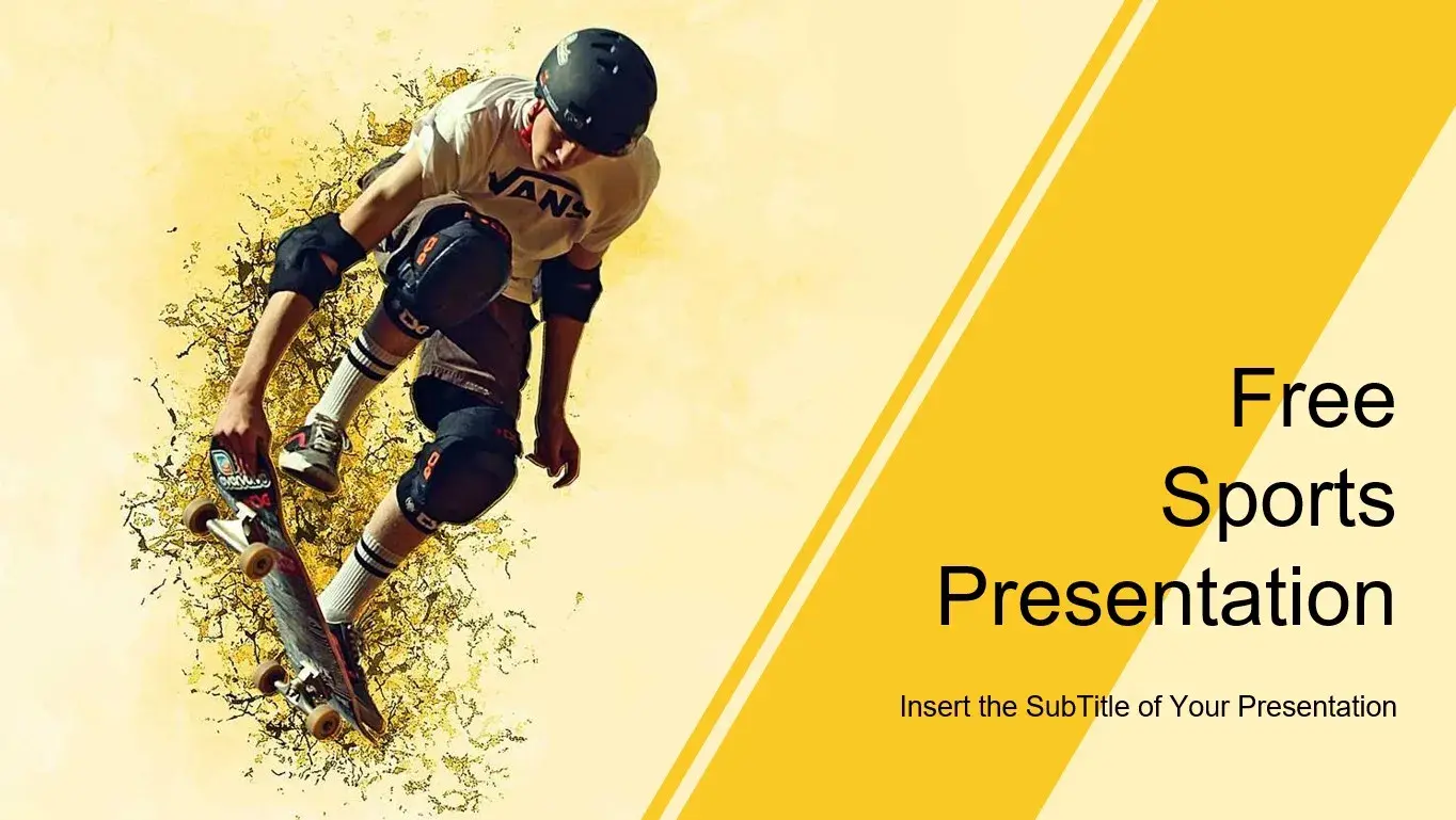 Plantilla PowerPoint de Skate