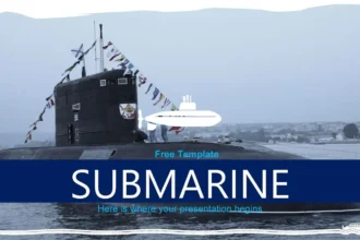 Plantilla PowerPoint de Submarino