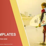Plantilla PowerPoint de Surfista