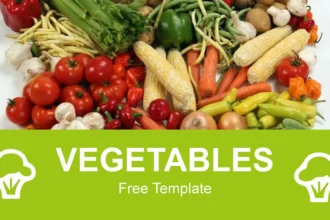Plantilla PowerPoint de Vegetales Comestibles