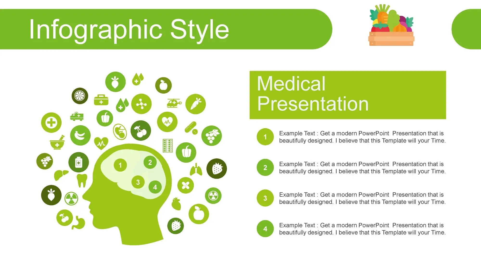 Plantilla PowerPoint de Vegetales Comestibles