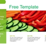 Plantilla PowerPoint de Vegetales Comestibles