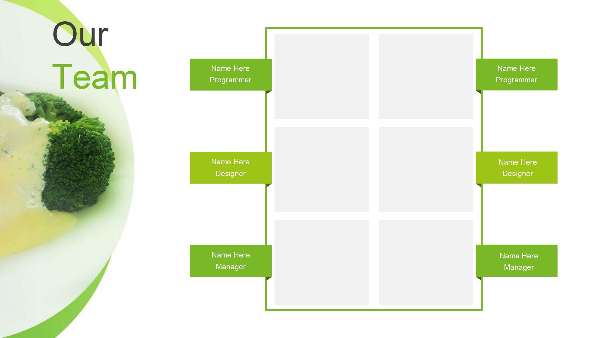 Plantilla PowerPoint de Verduras