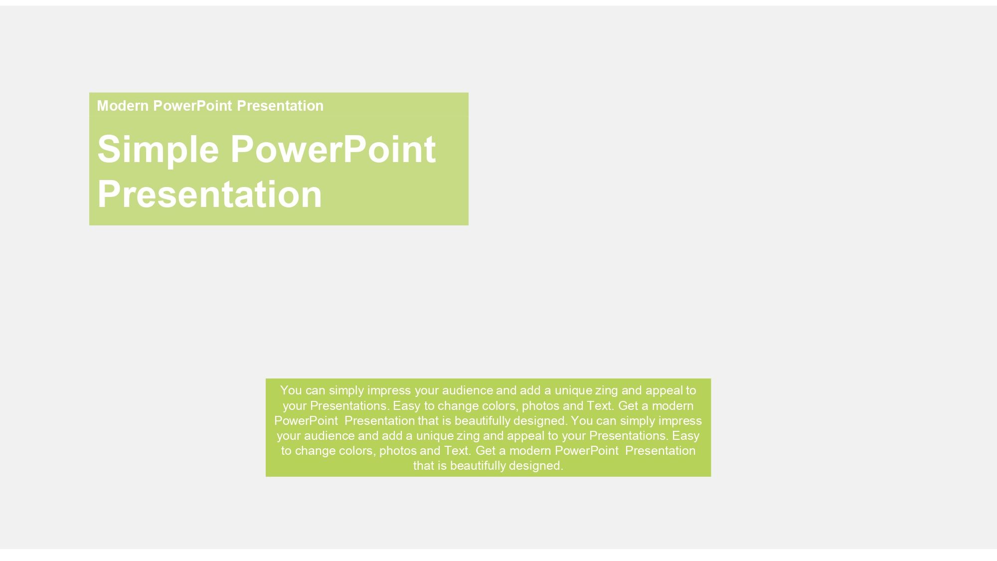 Plantilla PowerPoint de Verduras