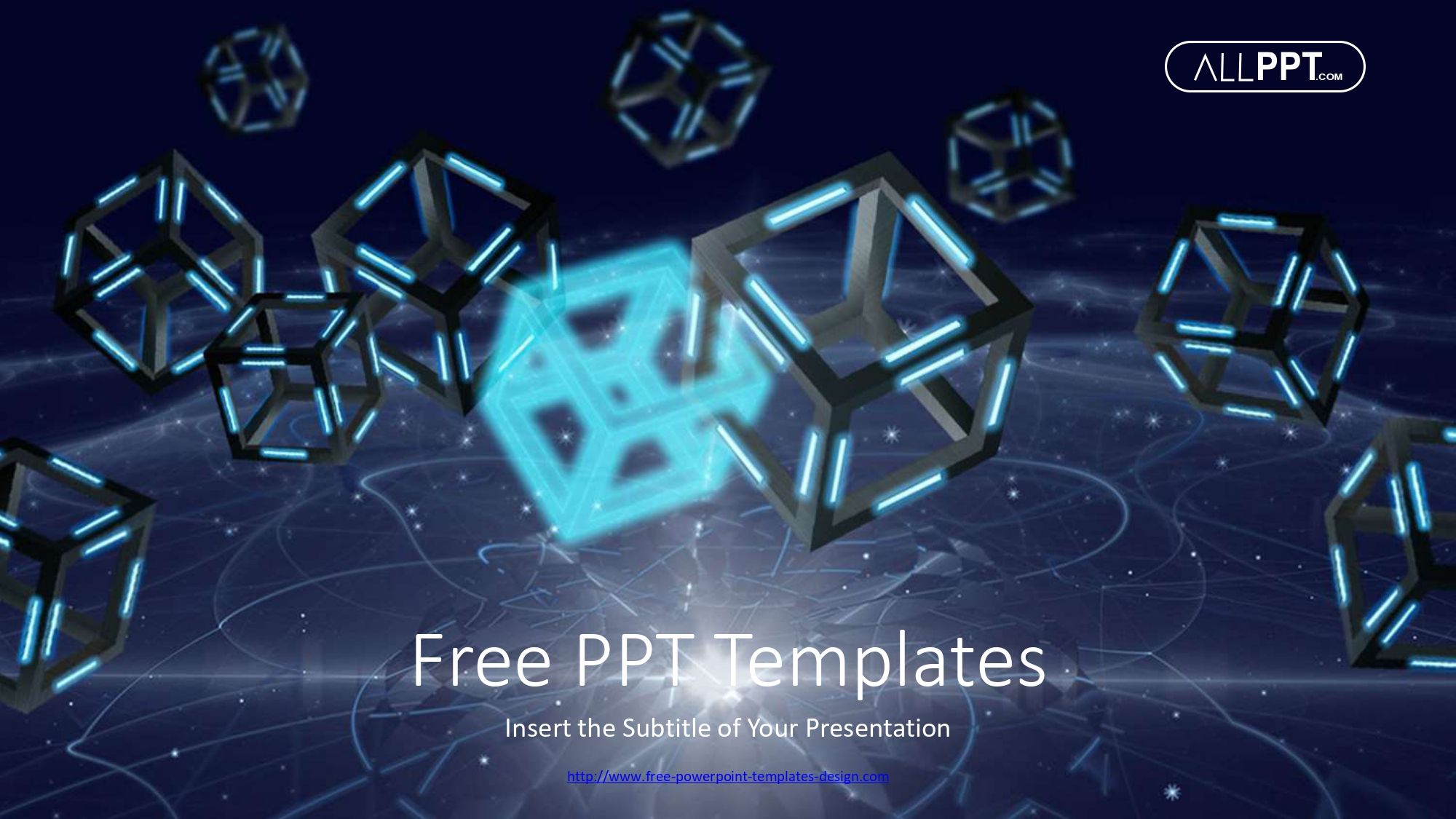 Plantilla PowerPoint de la Block Chain
