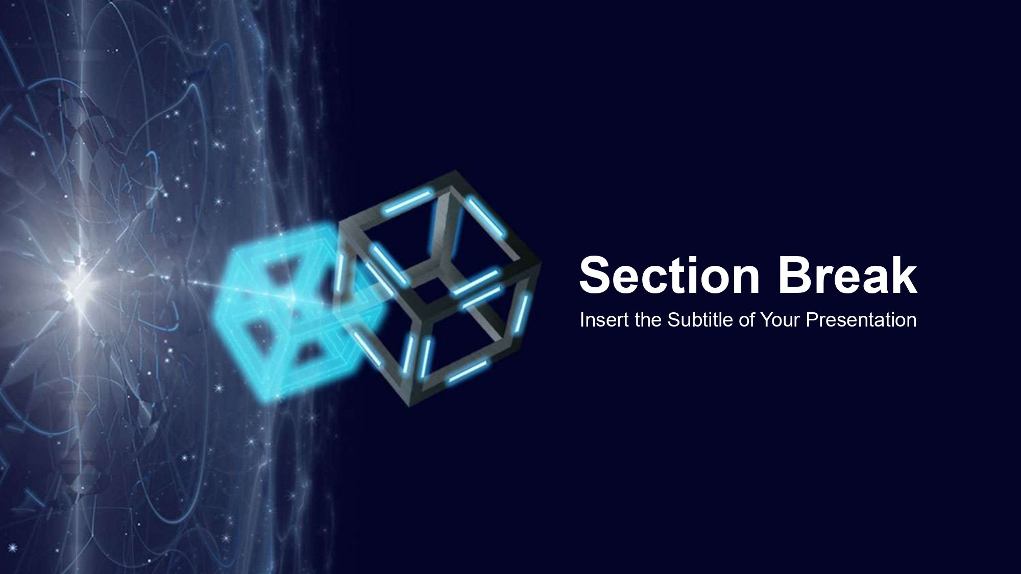 Plantilla PowerPoint de la Block Chain