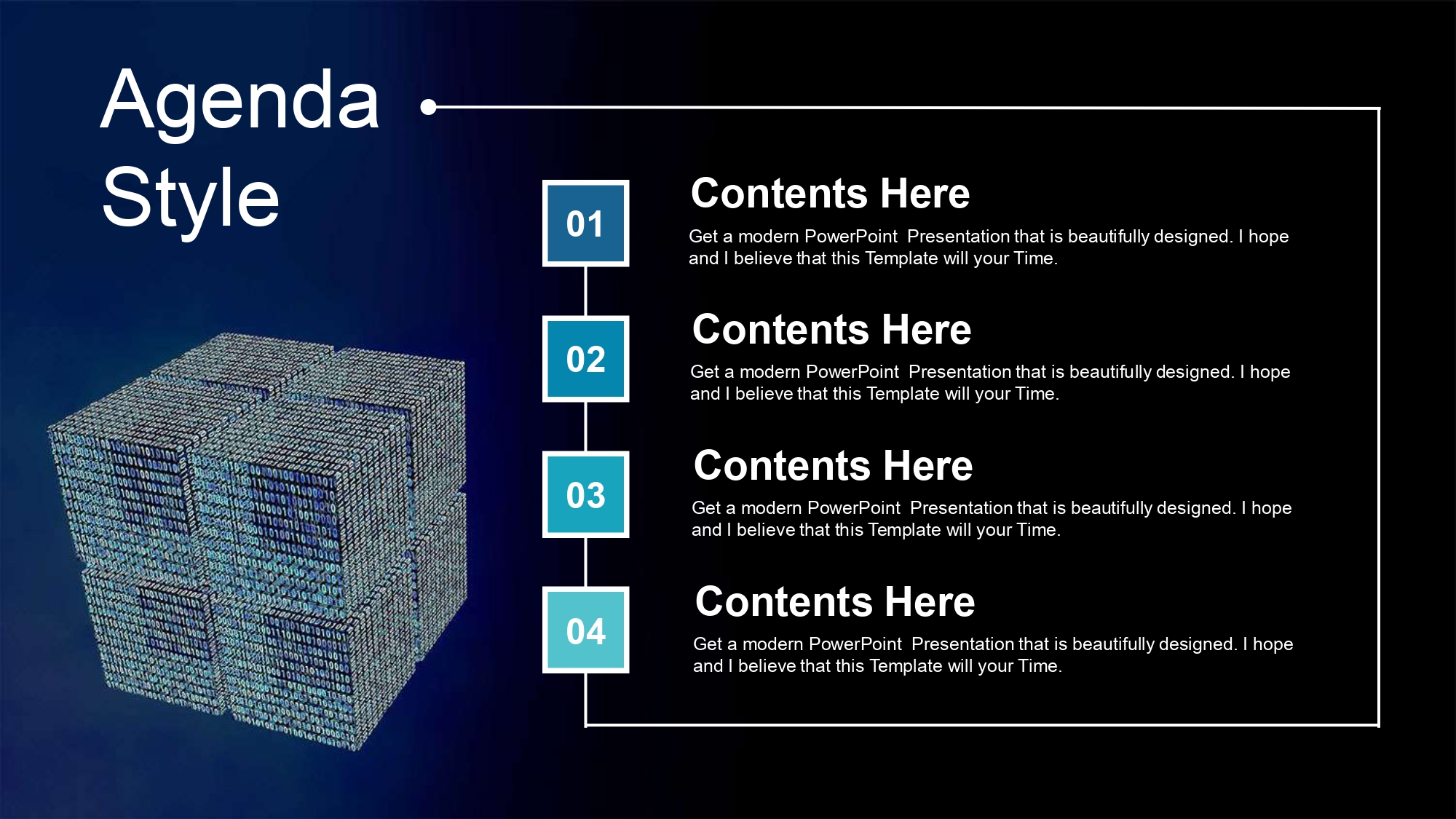 Plantilla PowerPoint de la Block Chain