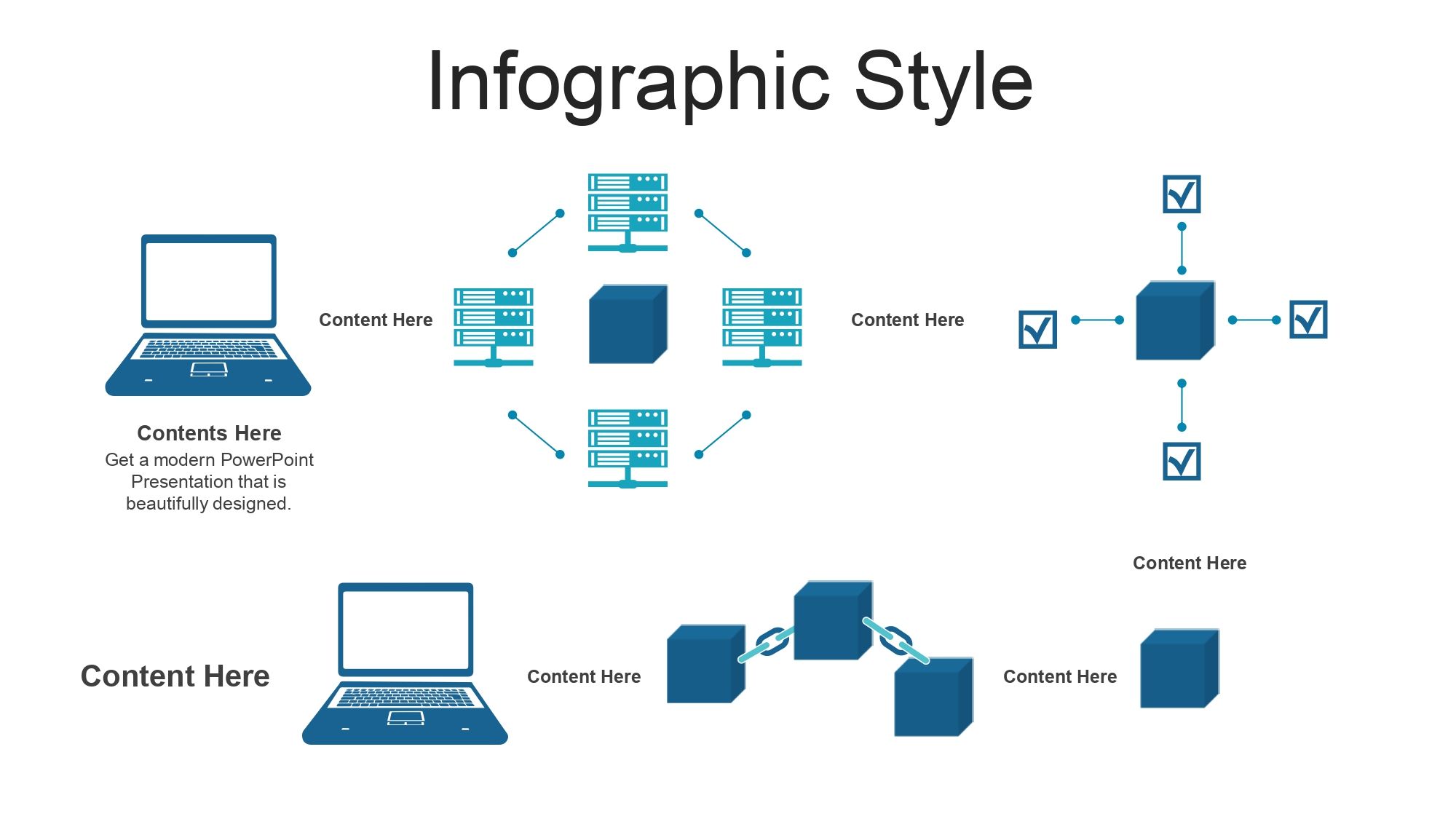 Plantilla PowerPoint de la Block Chain