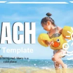 Plantilla PowerPoint de la Playa
