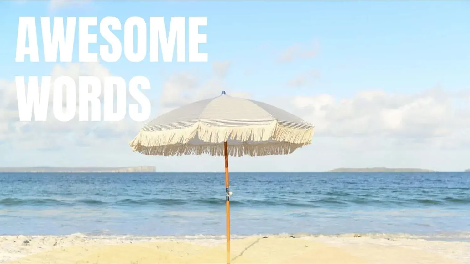 Plantilla PowerPoint de la Playa