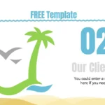Plantilla PowerPoint de la Playa