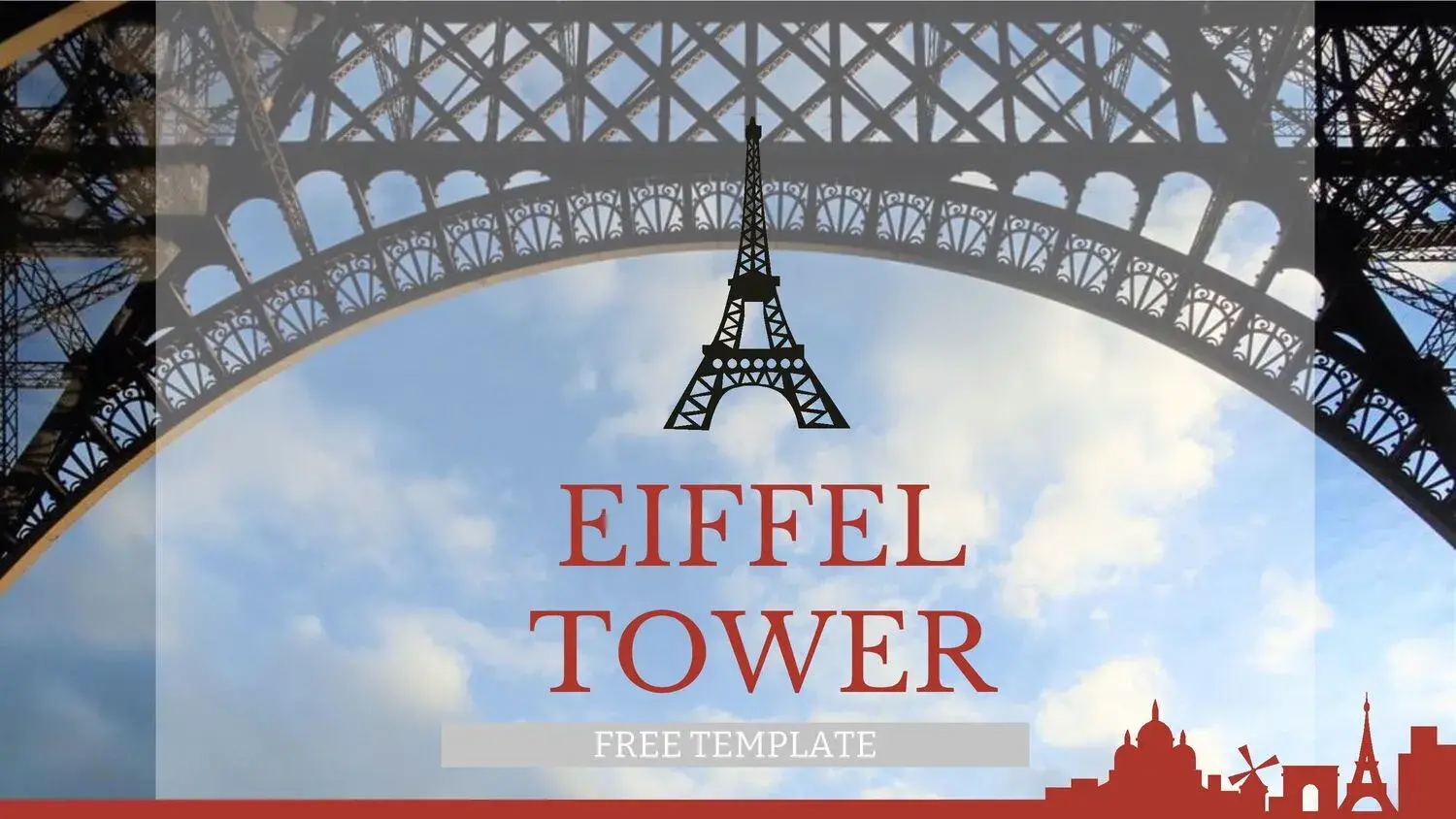 Plantilla PowerPoint de la Torre Eiffel