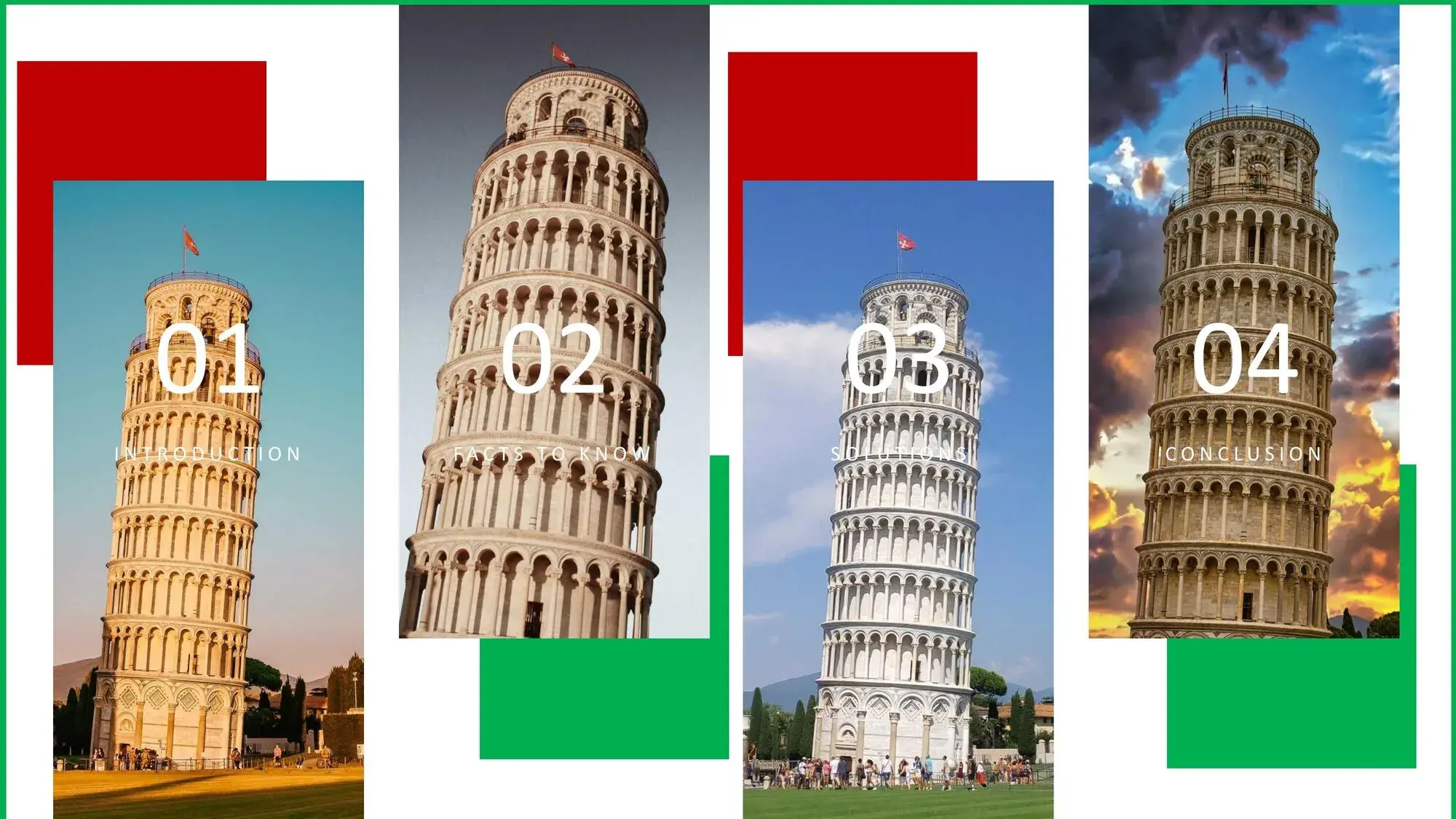 Plantilla PowerPoint de la Torre de Pisa