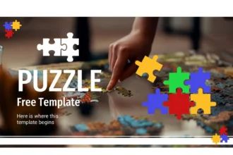 Plantilla PowerPoint estilo Rompecabezas