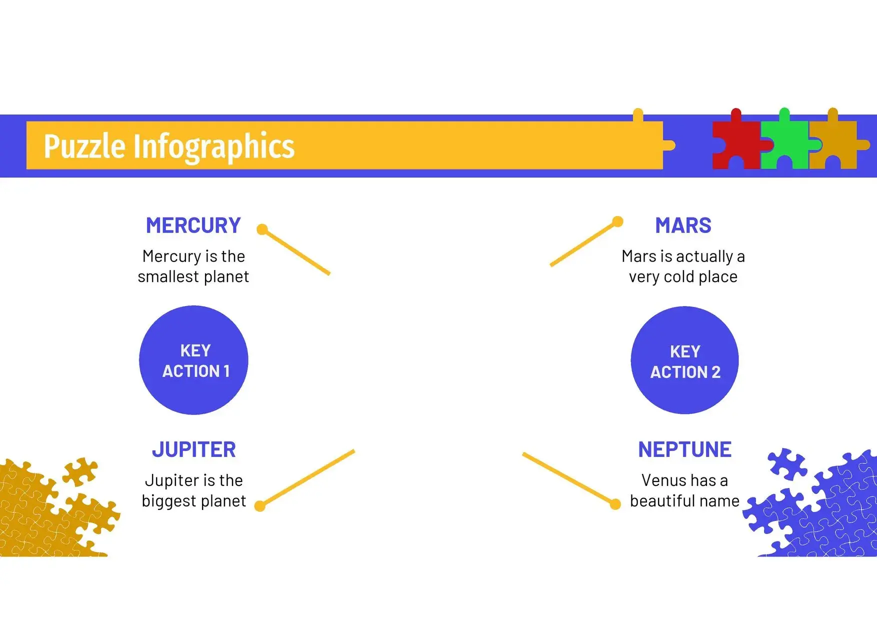 Plantilla PowerPoint estilo Rompecabezas