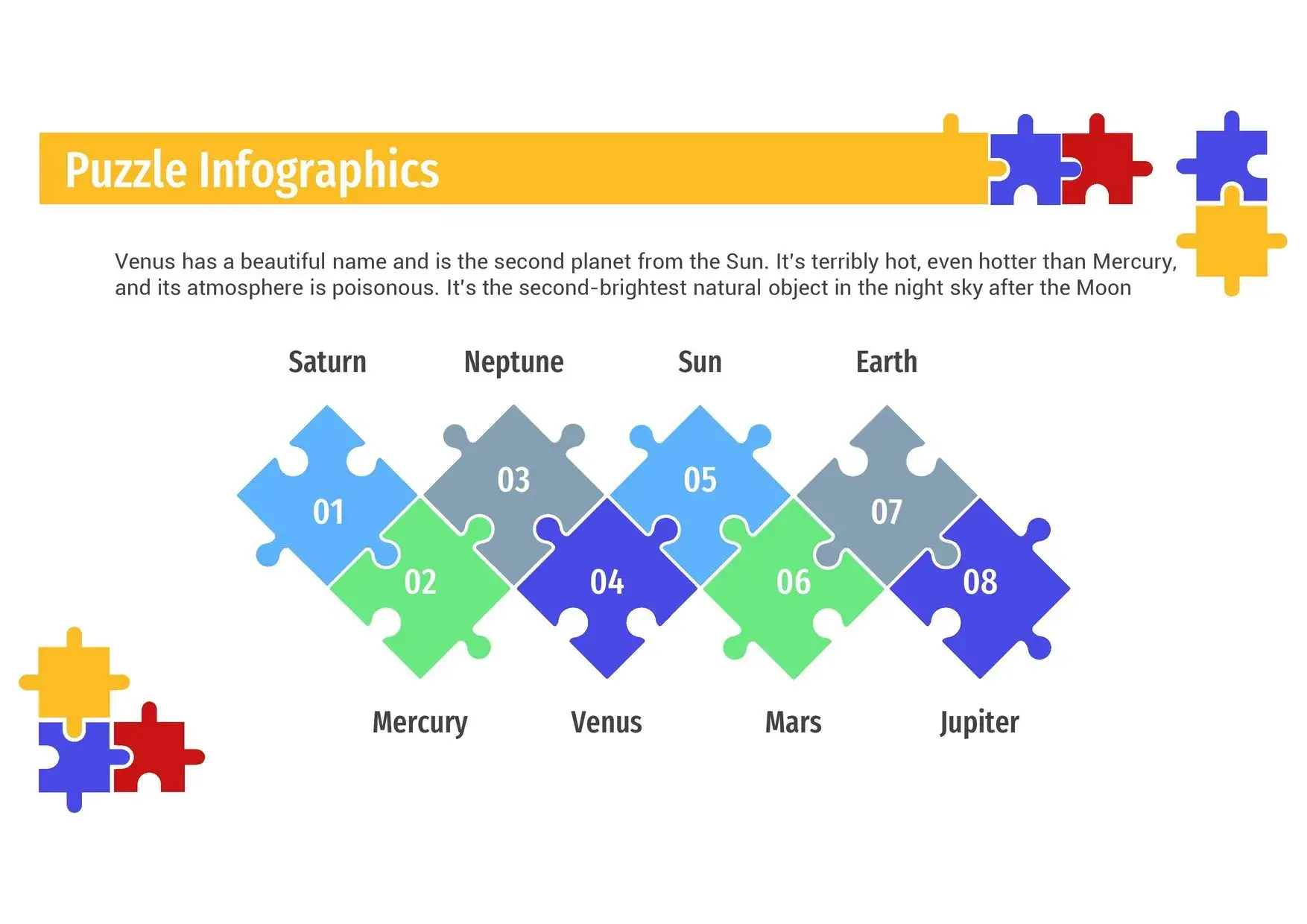 Plantilla PowerPoint estilo Rompecabezas