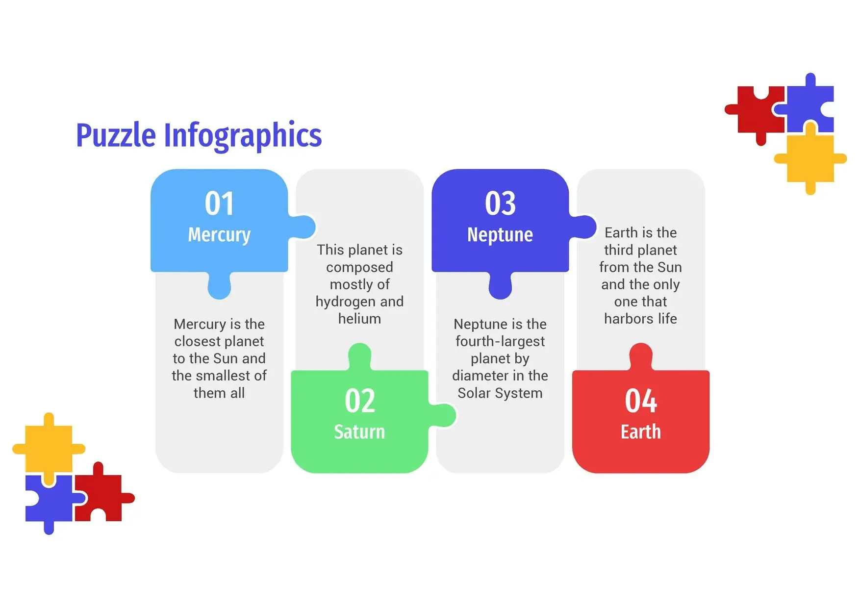 Plantilla PowerPoint estilo Rompecabezas