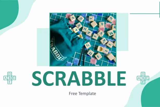 Plantilla PowerPoint estilo Scrabble