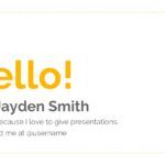 Plantilla PowerPoint con Bordes Amarillos