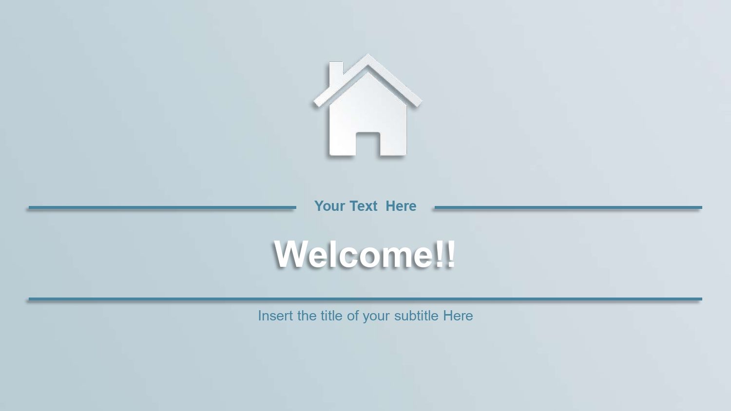 Plantilla PowerPoint de Casas