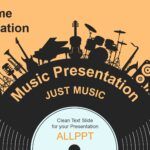 Plantilla Profesional de Música en PowerPoint
