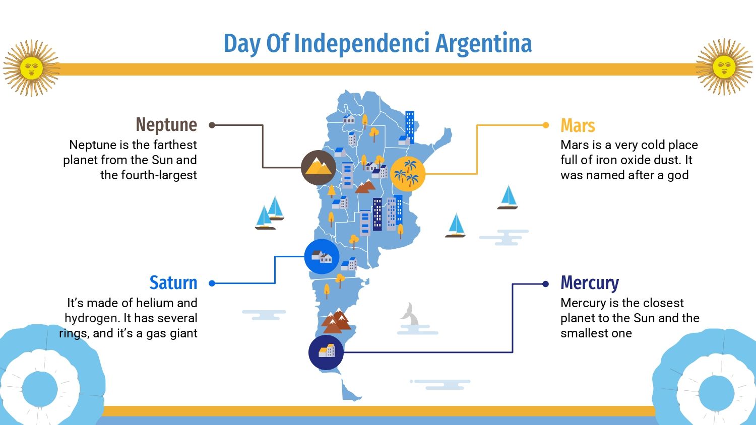 Revolución Argentina Plantilla PowerPoint