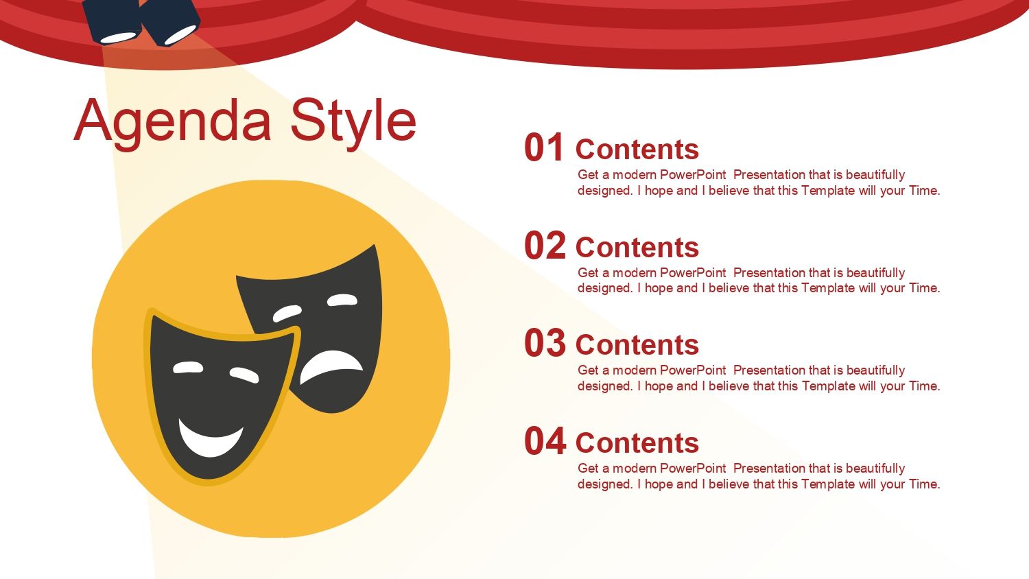 Teatro Plantilla PowerPoint
