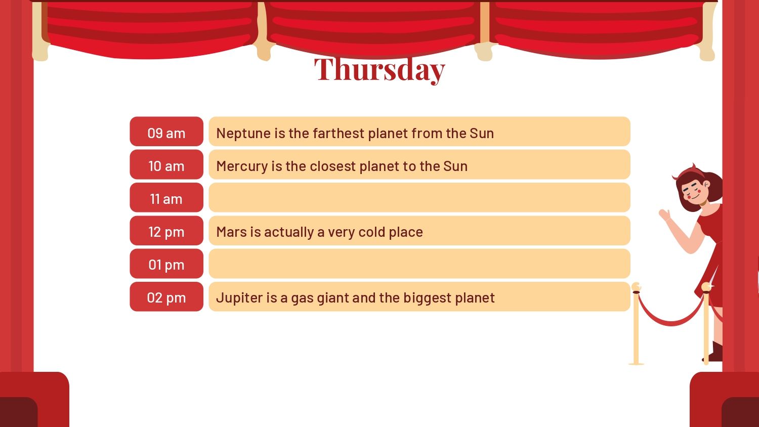 Teatro Plantilla PowerPoint