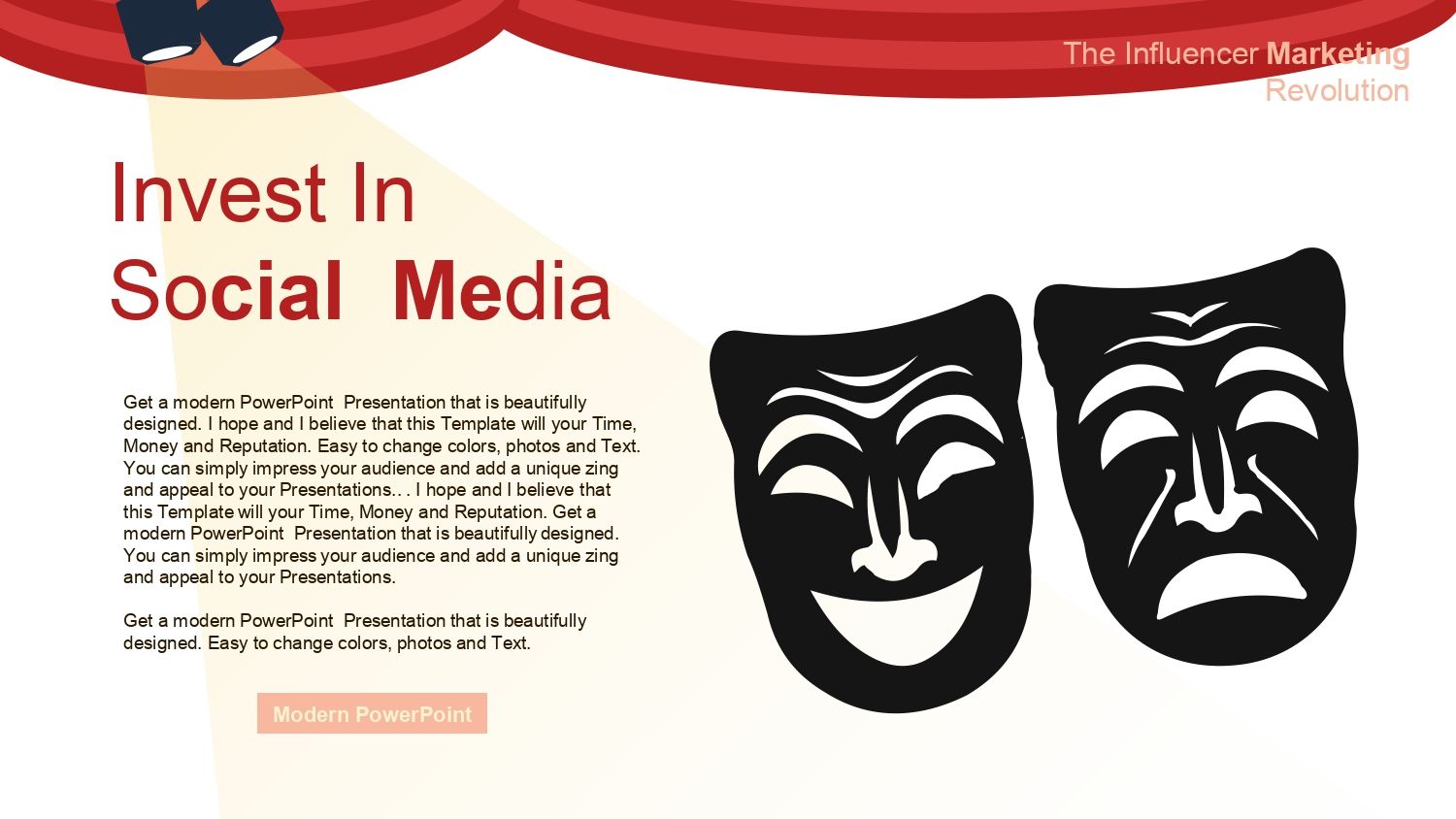 Teatro Plantilla PowerPoint