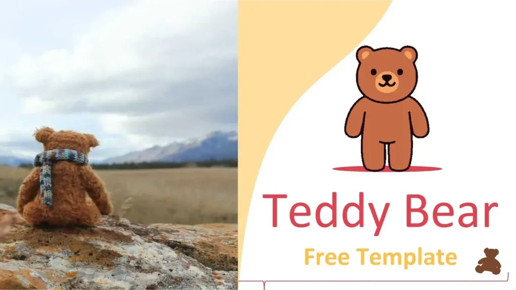 Plantilla PowerPoint de Oso de Peluche